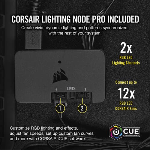 Corsair ICUE LL120 RGB White Cabinet Fan (Triple-Pack)